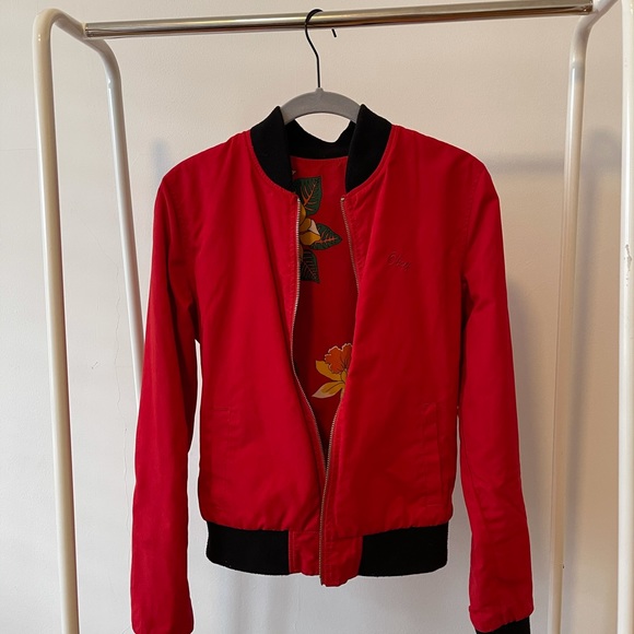 Obey reversible bomber jacket size xs - Picture 3 of 10